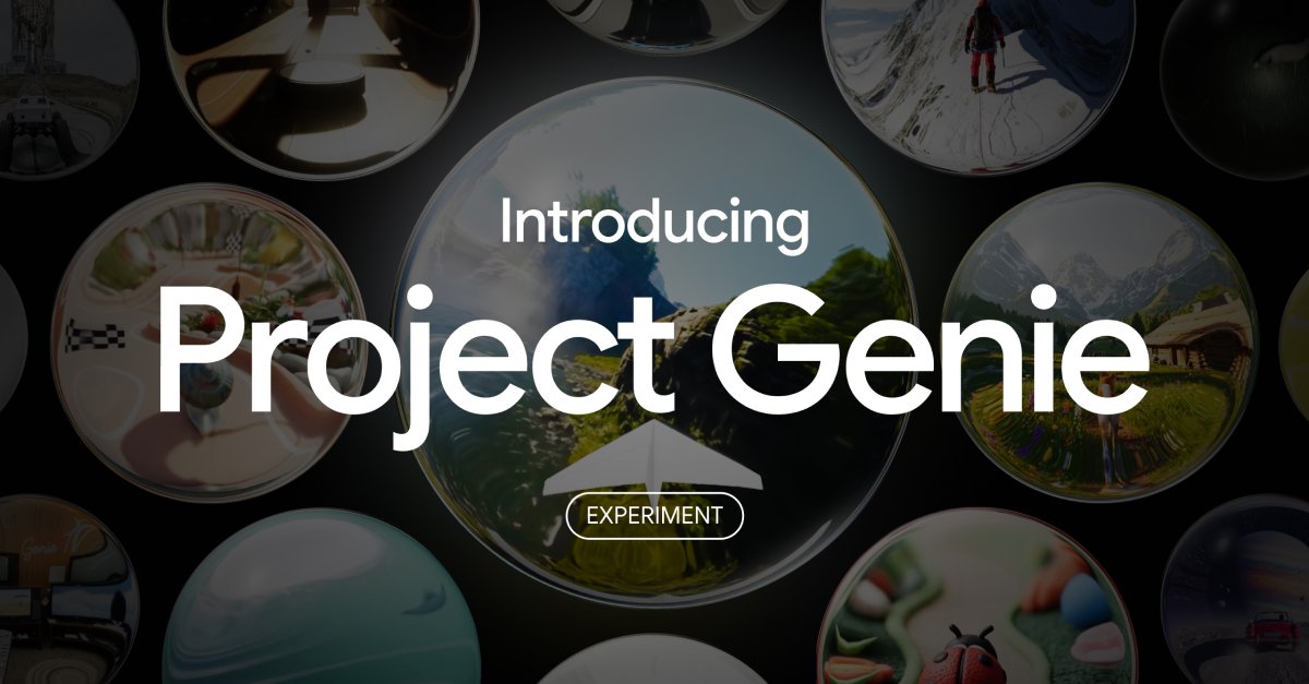Launching Project Genie for Creating Interactive Worlds