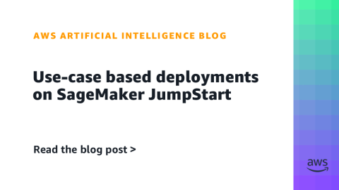 Optimized Deployments in SageMaker JumpStart