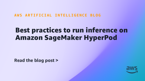 Amazon SageMaker HyperPod Optimizes Inference for AI Models