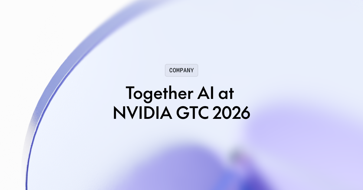 Explore Together AI Innovations at NVIDIA GTC 2026